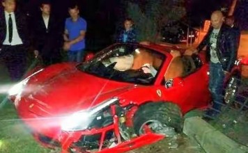 Ferrari 458 Spider разбился в ЮАР