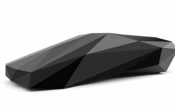 Lamborghini превратили в абстракцию