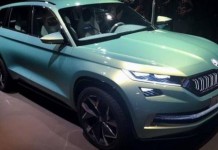 Skoda организовала ночной показ концепт-кара Visions