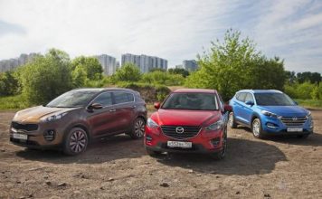 Сравнительный тест KIA Sportage, Hyundai Tucson и Mazda CX-5. Разница потенциалов